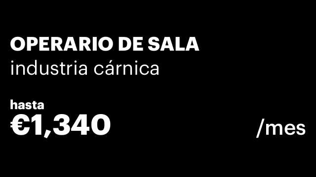 OPERARIO DE SALA