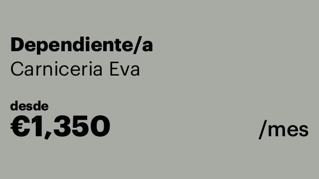 Dependiente/a
