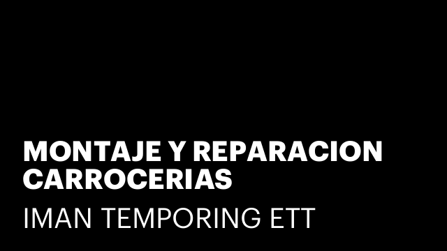 MONTAJE Y REPARACION CARROCERIAS