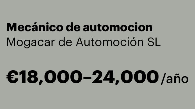 Mecánico de automocion
