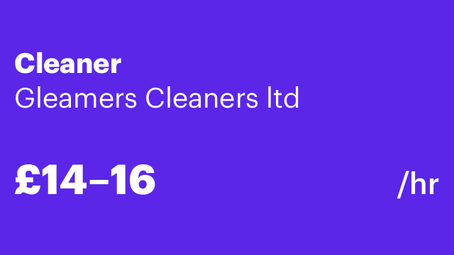 Cleaner