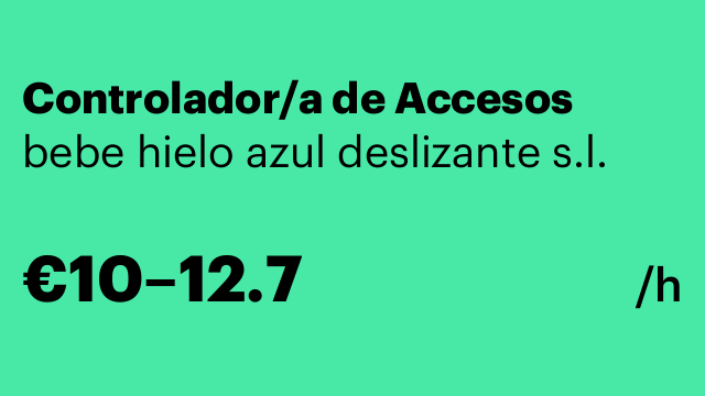 Controlador/a de Accesos