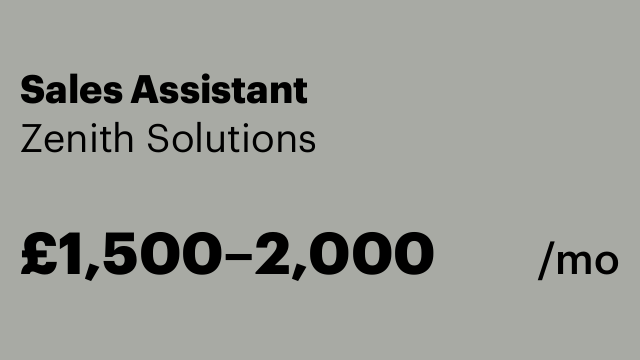 Sales Assistant