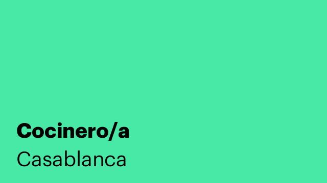 Cocinero/a