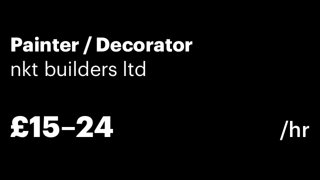 Painter / Decorator