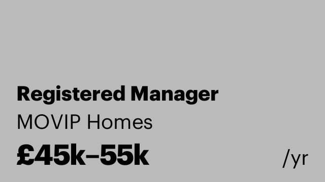 Registered Manager