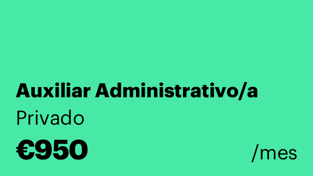 Auxiliar Administrativo/a