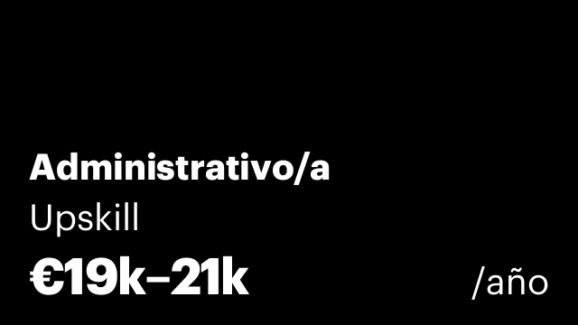 Administrativo/a