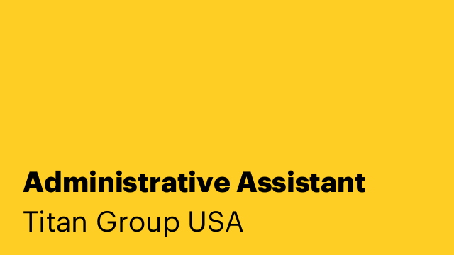 Administrative Assistant