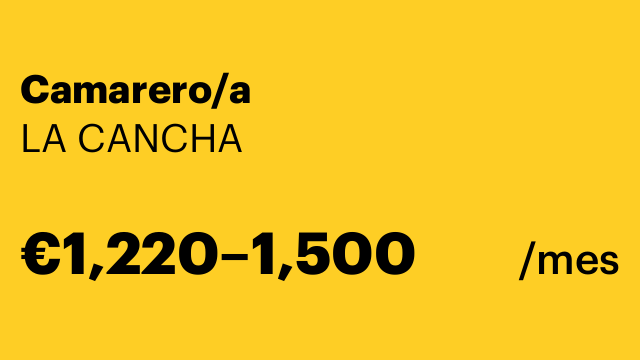 Camarero/a