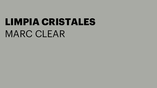 LIMPIA CRISTALES