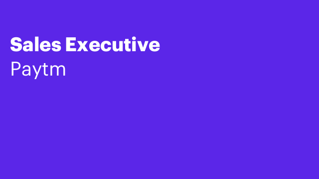 Sales Executive