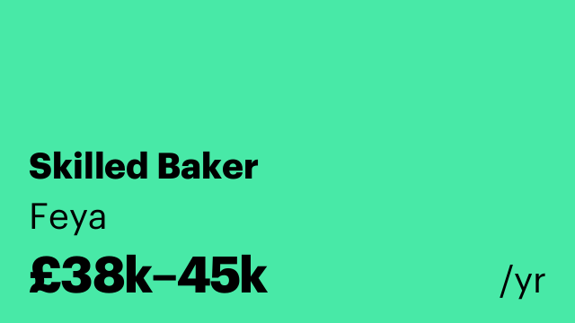 Skilled Baker