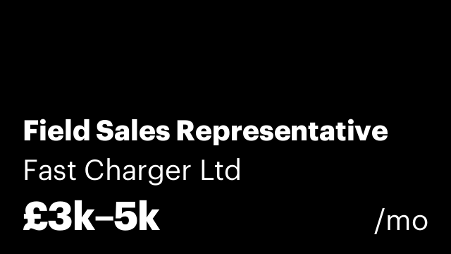 Field Sales Representative