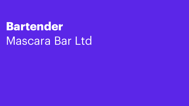 Bartender