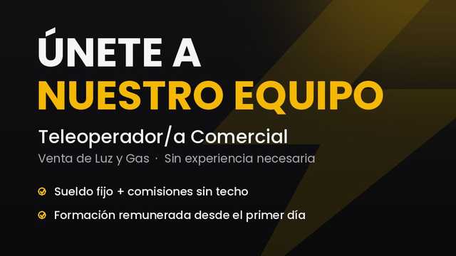 Teleoperador/a Comercial