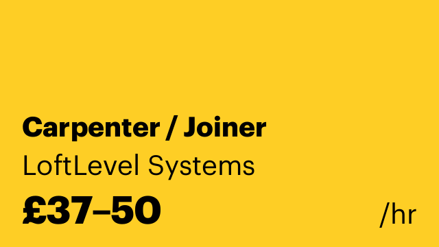 Carpenter / Joiner