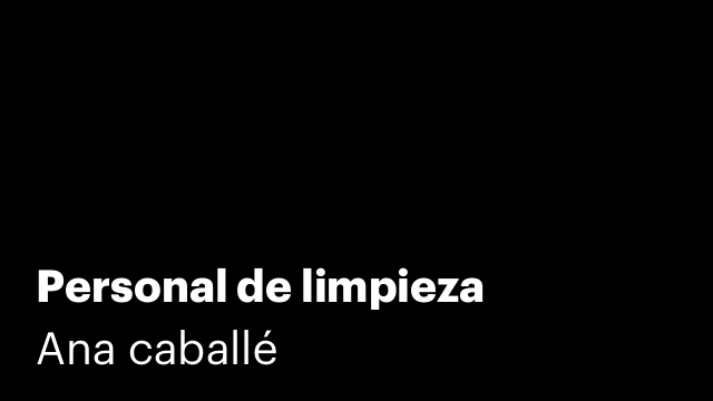 Personal de limpieza