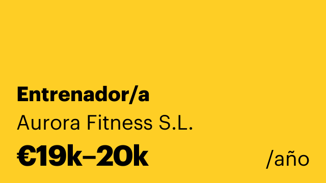 Entrenador/a