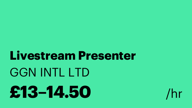 Livestream Presenter