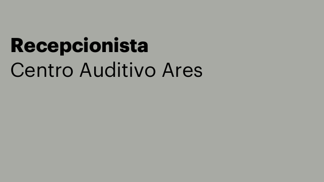 Recepcionista