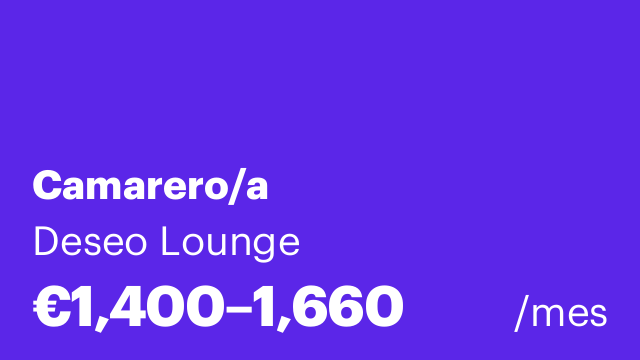 Camarero/a
