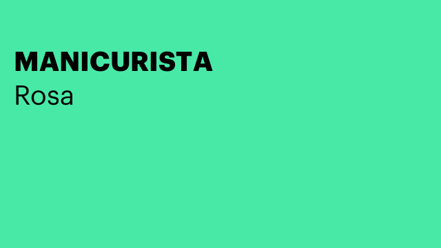 MANICURISTA