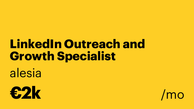 LinkedIn Outreach and Growth Specialist