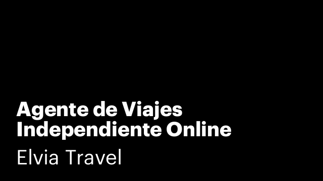 Agente de Viajes Independiente Online