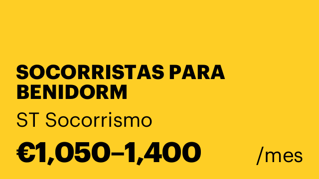 SOCORRISTAS PARA BENIDORM