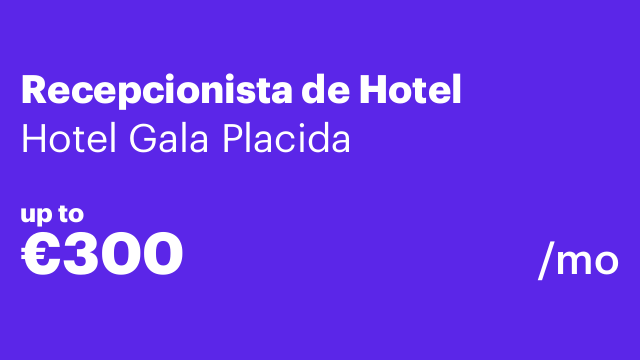 Recepcionista de Hotel