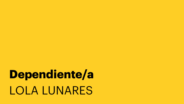 Dependiente/a