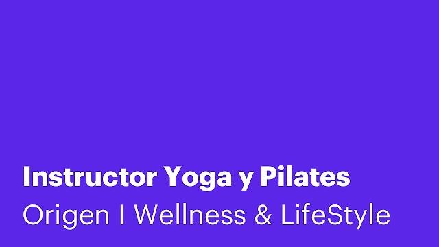 Instructor Yoga y Pilates