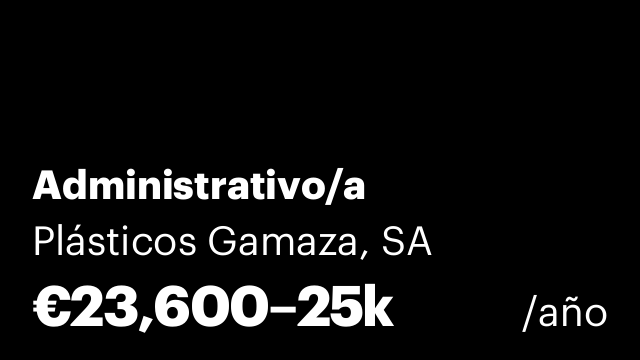 Administrativo/a
