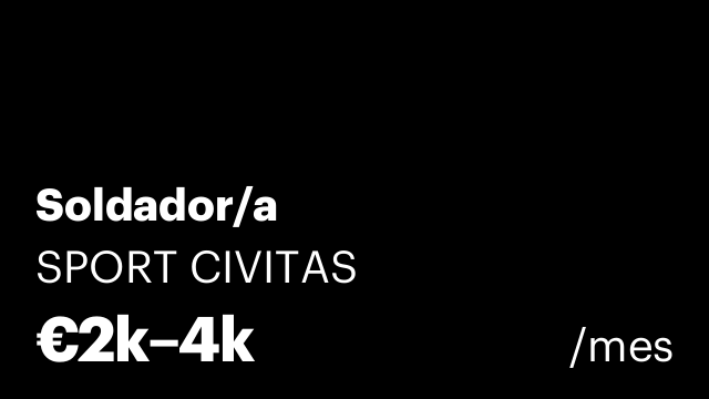 Soldador/a