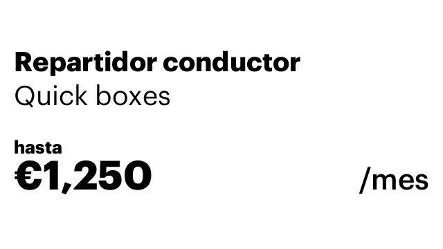 Repartidor conductor