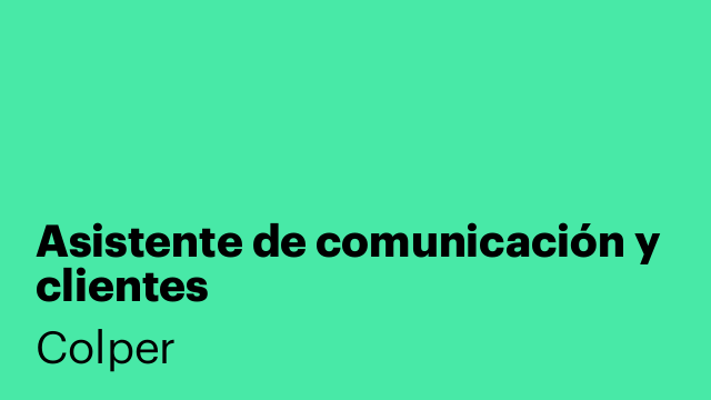 Asistente de comunicación y clientes