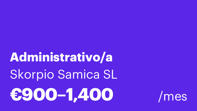 Administrativo/a