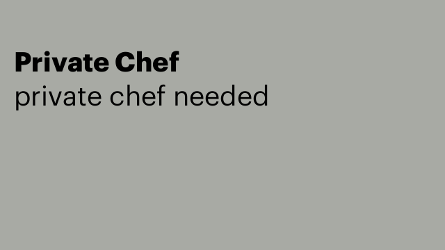 Private Chef