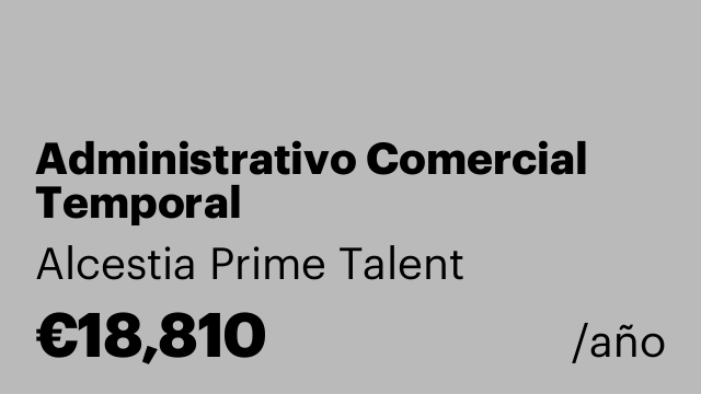 Administrativo Comercial Temporal