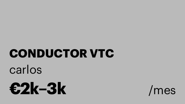 CONDUCTOR VTC