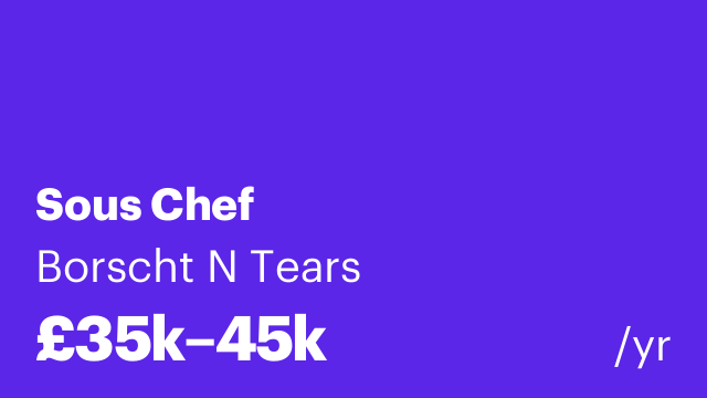Sous Chef