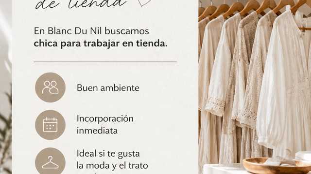 Dependiente/a de Tienda