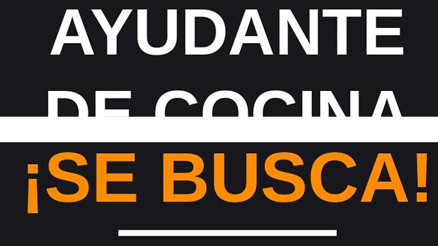 Ayudante/a de Cocina