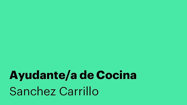 Ayudante/a de Cocina