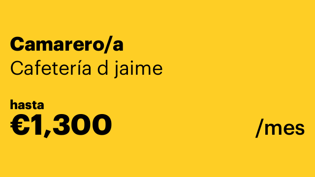 Camarero/a