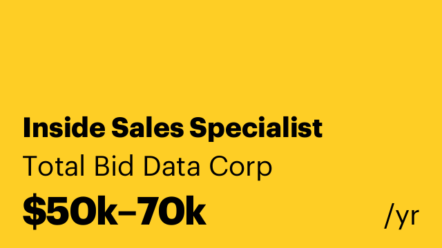 Inside Sales Specialist
