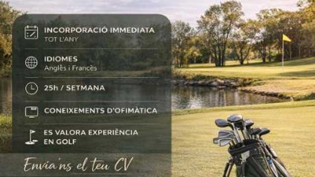 Recepcionista golf