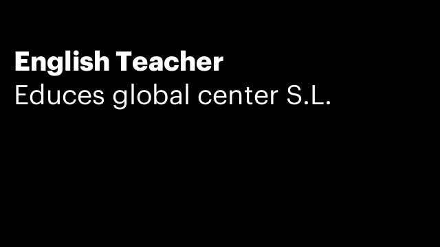 English Teacher