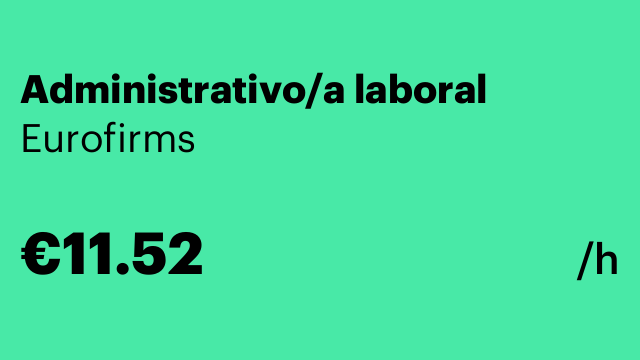 Administrativo/a laboral
